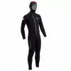 Cressi Herren Tauchanzug Diver 7mm mit Haube – Neoprenanzug Schwarz/Rot Größe. M/3