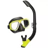 Tusa Schnorchelset Splendive Schwarz / Gelb