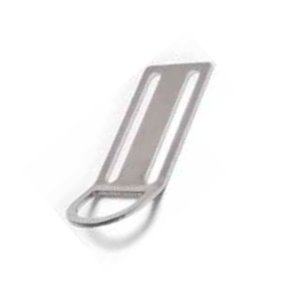 D-Ring mit Bleigürtelhalter Edelstahl
