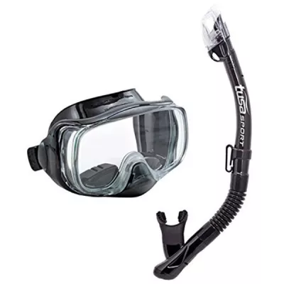 Imprex 3-D Dry Schnorchelset UC-3325 von Tusa in Schwarz