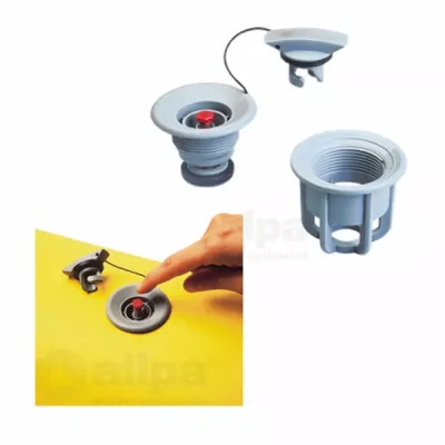 Universalventil mit Push-Push System, komplett mit Schlauchnippelkit von Allpa