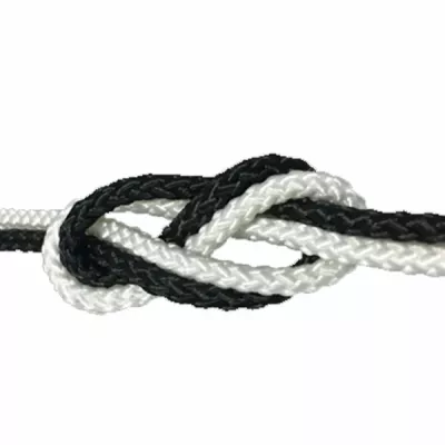 allpa Allcord-22 Geflochtenes Polyester schwarz, Ø5mm Leine Meterware