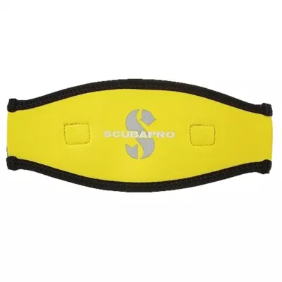 Scubapro Maskenband-Überzug Neopren 2,5 mm – Schwarz/Gelb