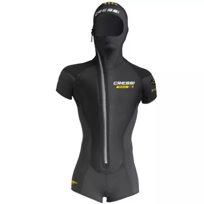 Cressi Shell Herren-Neopren-Überjacke 5 mm Ultrastretch mit Kapuze – Überzieher für Tauchanzüge